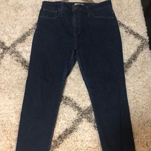 Madewell curvy high rise skinny jeans